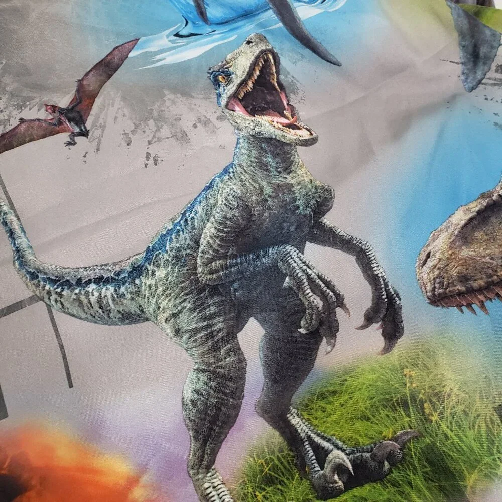 Jurassic World  Dinosaurs  Twin Fitted Sheet & Pillowcase